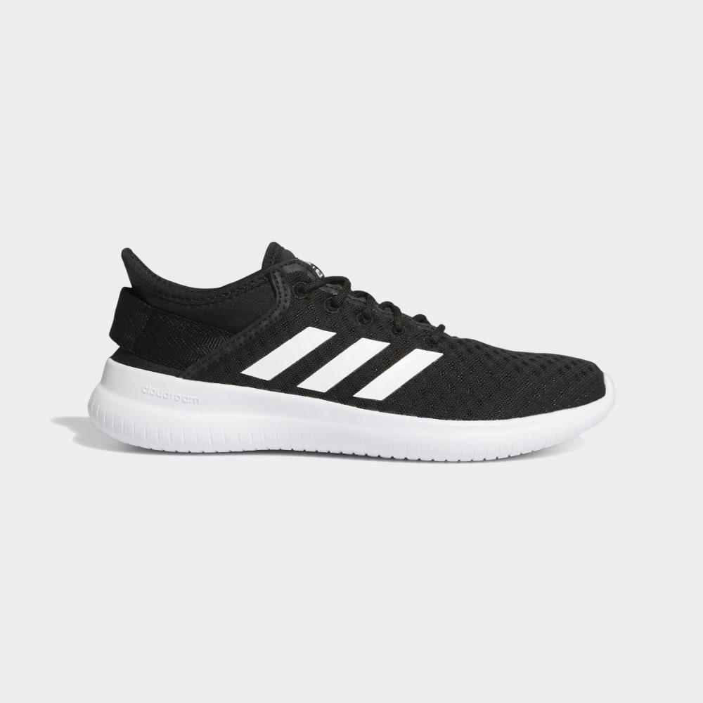 Adidasi Alergare Adidas Cloudfoam QT Flex Dama Romania - Negrii/Albi/Negrii CG5762